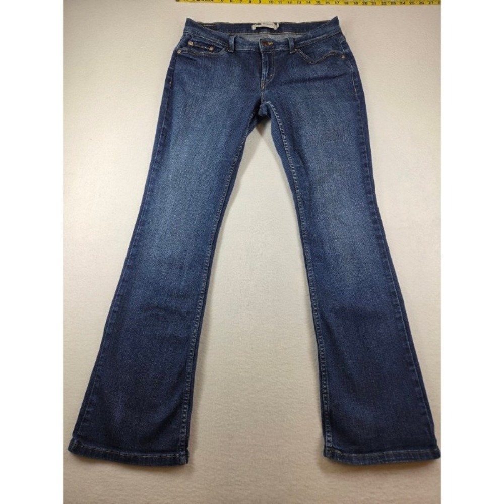Levis 524 Bootcut Jeans Womens 11 Medium Wash Low Rise Denim Pants